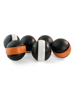 La Schmolle - Boules de pétanque tout terrain - Blanc/Orange